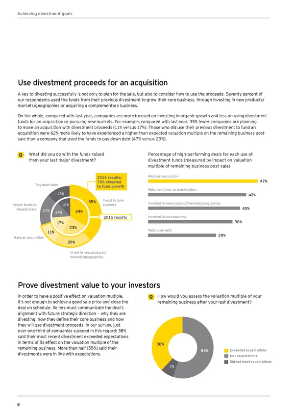 Global Corporate Divestment Study - Page 8