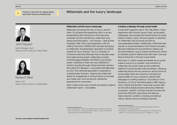 Luxury and Cosmetic Financial Factbook - Page 62