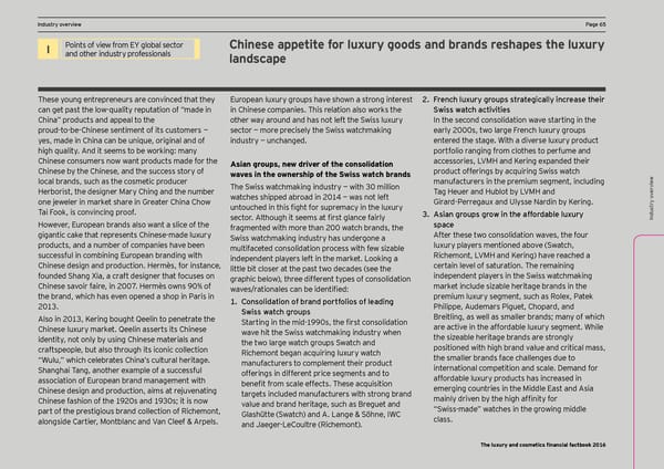 Luxury and Cosmetic Financial Factbook - Page 67
