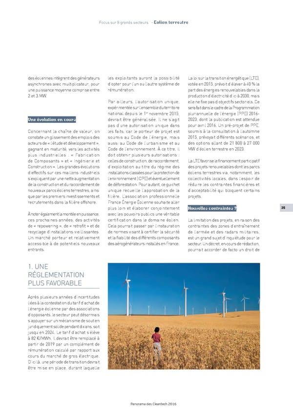 Panorama des Cleantech en France en 2016 - Page 38