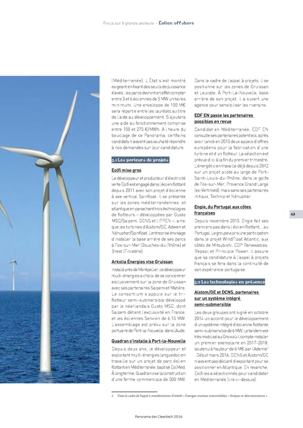 Panorama des Cleantech en France en 2016 - Page 46