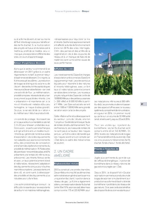 Panorama des Cleantech en France en 2016 - Page 59