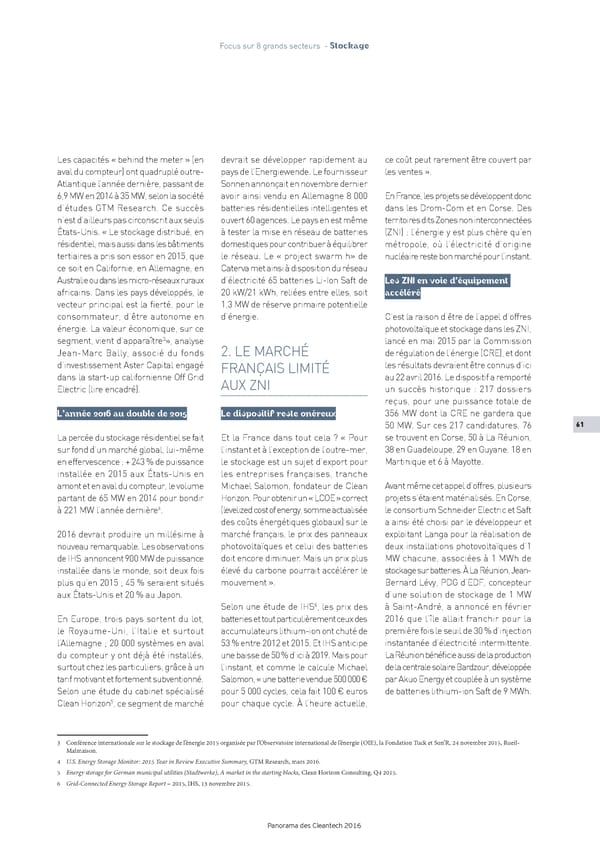 Panorama des Cleantech en France en 2016 - Page 63