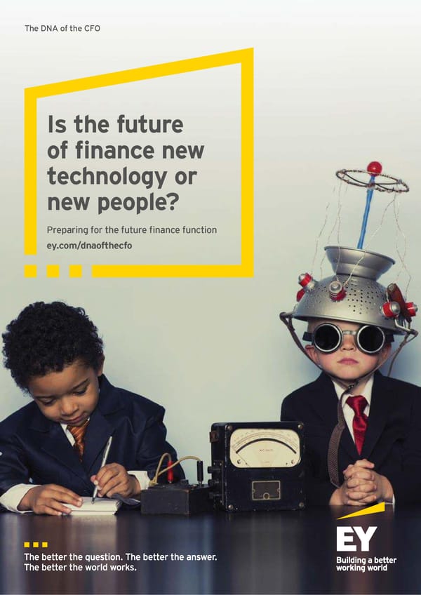 Is the Future of Finance New Technology or New People? - Page 1