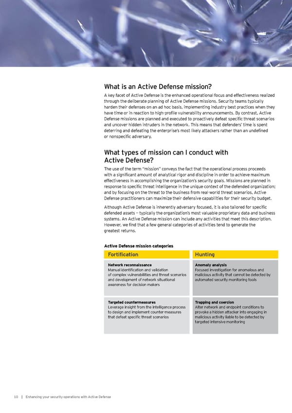 Enhancing your Security Operations with Active Defense - Page 12