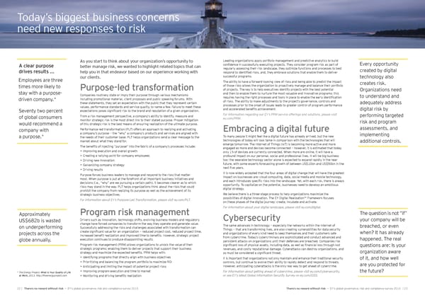 Global Governance, Risk and Compliance Survey 2015 - Page 13