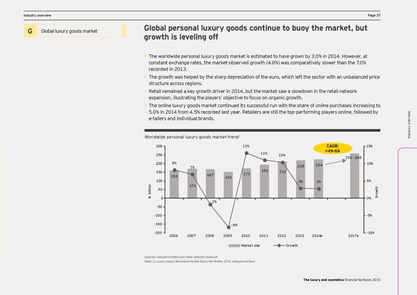 Seeking sustainable growth - The luxury and cosmetics financial factbook - Page 39