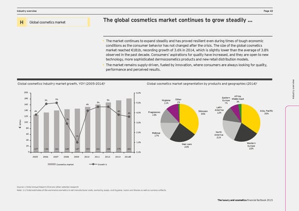 Seeking sustainable growth - The luxury and cosmetics financial factbook - Page 45