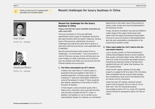 Seeking sustainable growth - The luxury and cosmetics financial factbook - Page 54