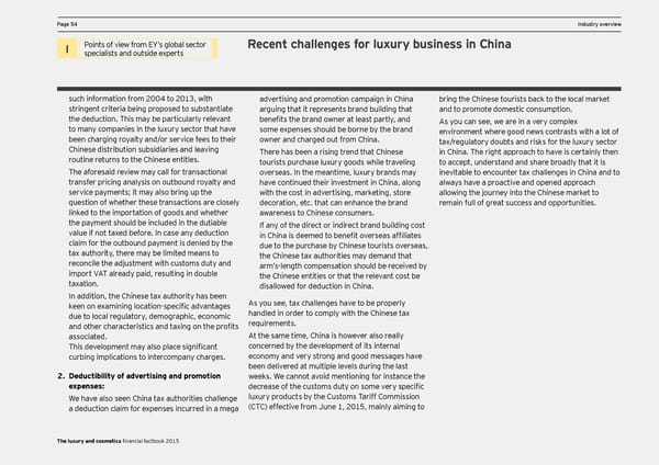 Seeking sustainable growth - The luxury and cosmetics financial factbook - Page 56