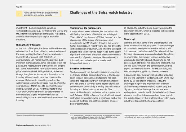 Seeking sustainable growth - The luxury and cosmetics financial factbook - Page 58
