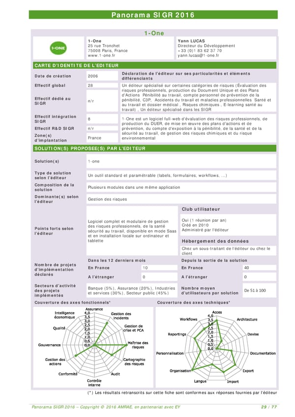 EY -  8e Panorama de l'AMRAE sur les Systèmes d’Information de Gestion des Risques - Page 28